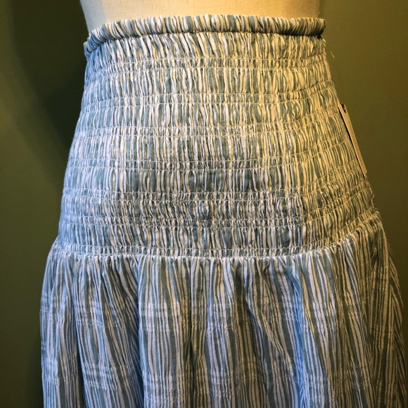 Anthropologie Karyn Smocked Midi Skirt - Picture 6 of 15